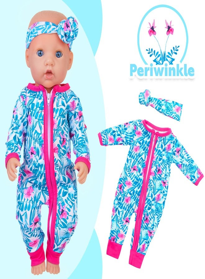 UNICORN ELEMENT 5 Sets 14-18 Inch Baby Doll Clothes Outfits Casual Wear for 17 Inch Baby Doll 10 Pcs Clothes and Headbands for 15-18 Inch - Image 5